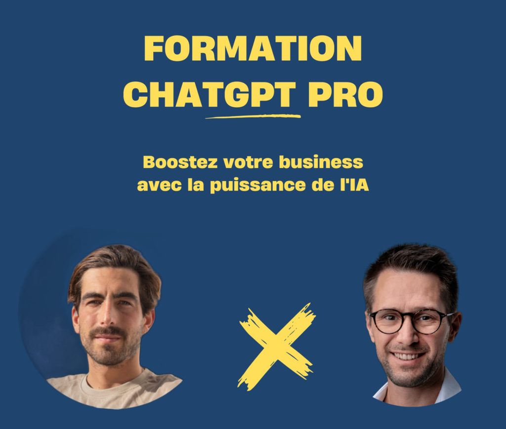 formation chatgpt pro proposée par Brice Thophardy et Jeremy Guillo deux experts chatgpt et linkedin